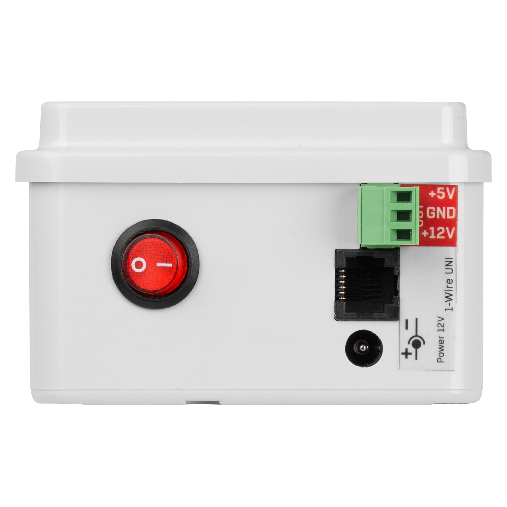 USV UPS 12V and 5V für 12-V- und 5-V-DC-Geräte, Akku 1,3 Ah, Status über 1-Wire UNI, Grundgerät ohne Netzteil - HW group 600663