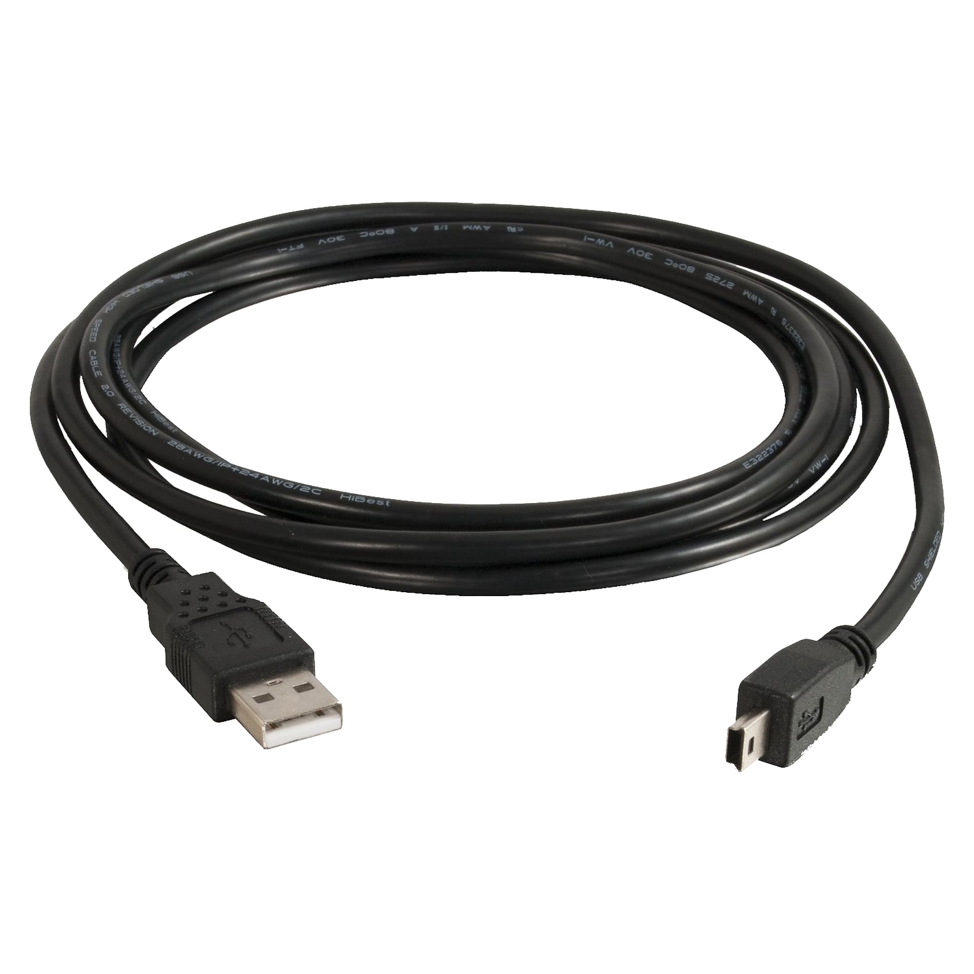 USB Cable mini 2m, mini USB cable, 2 m long, for connecting an Ares unit to a PC - HW group 600529