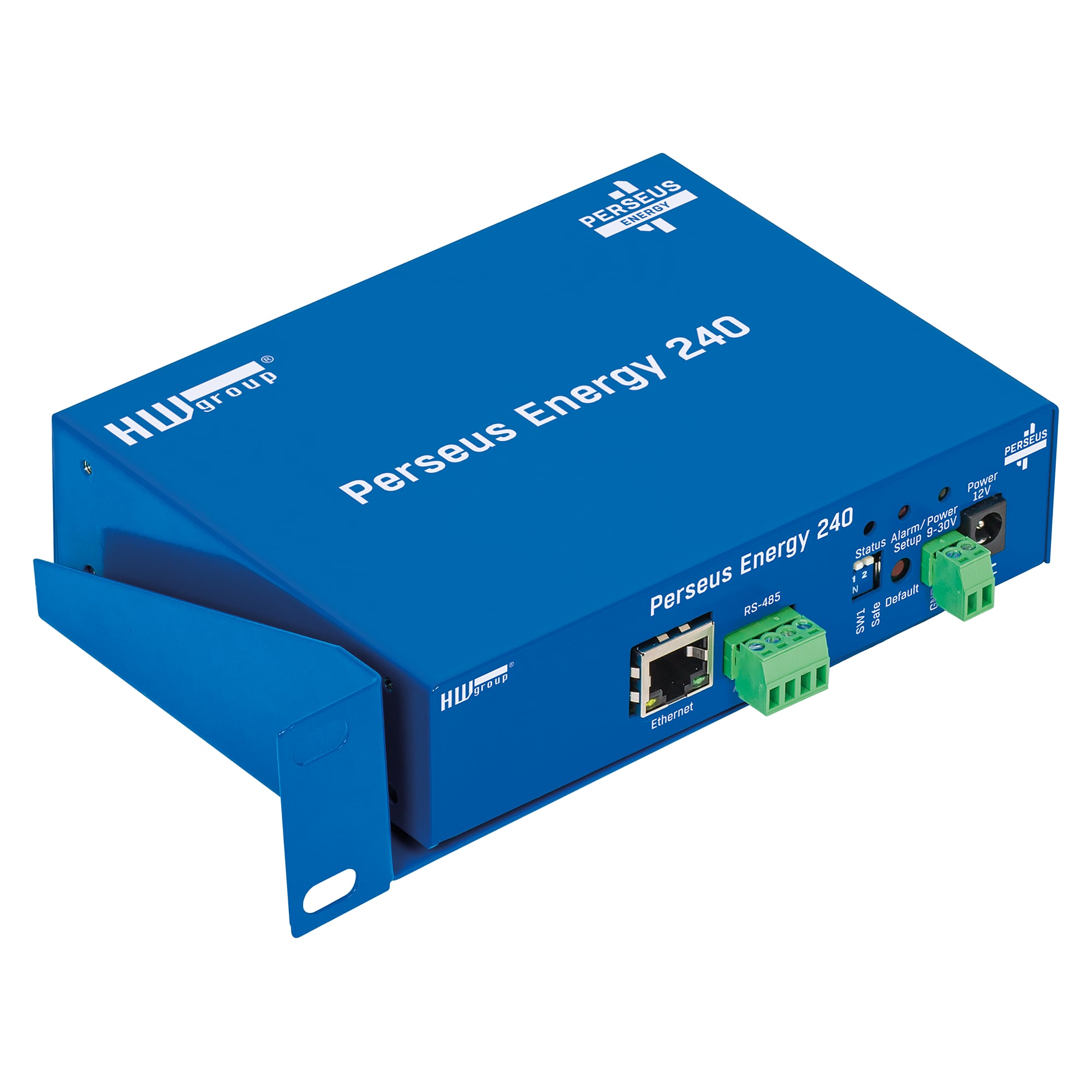 Energy metering gateway Perseus Energy 240, RS-485 Modbus/RTU to Modbus/TCP, metal housing, plain unit - HW group 600850
