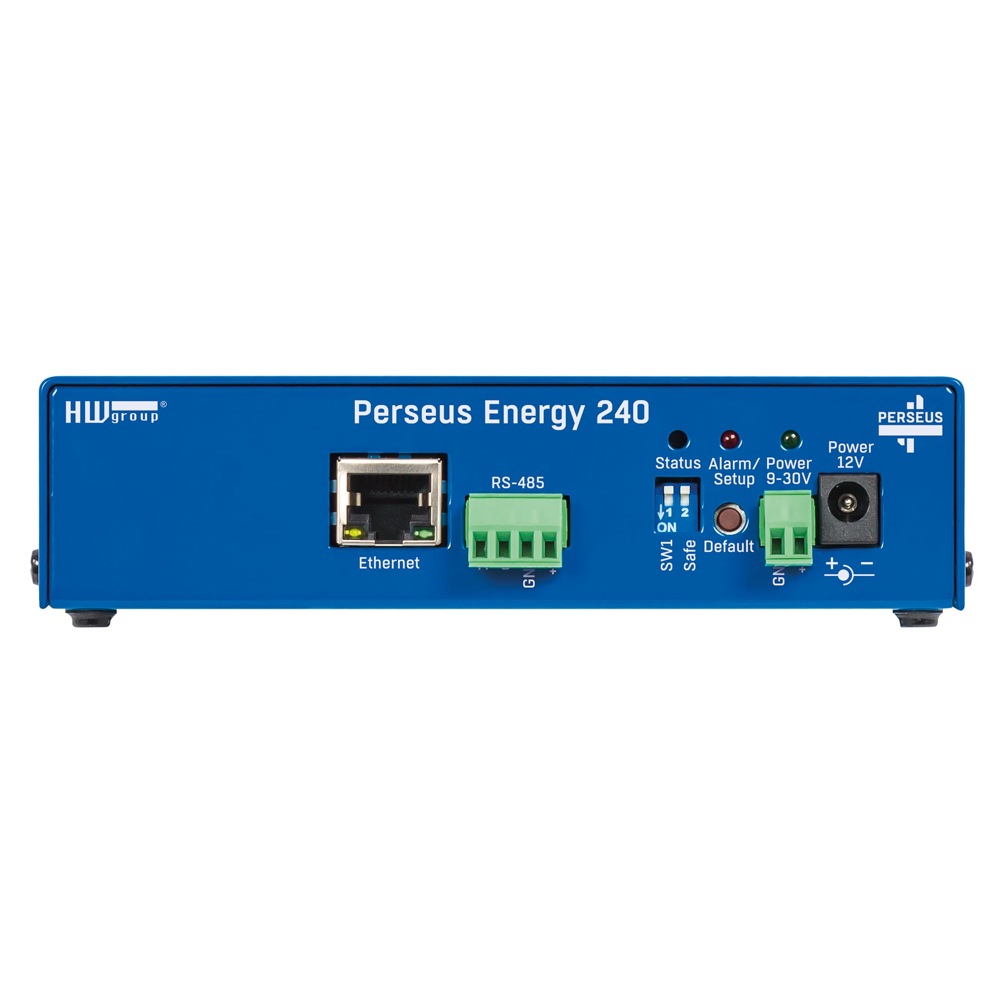 Energy metering gateway Perseus Energy 240, RS-485 Modbus/RTU to Modbus/TCP, metal housing, plain unit - HW group 600850