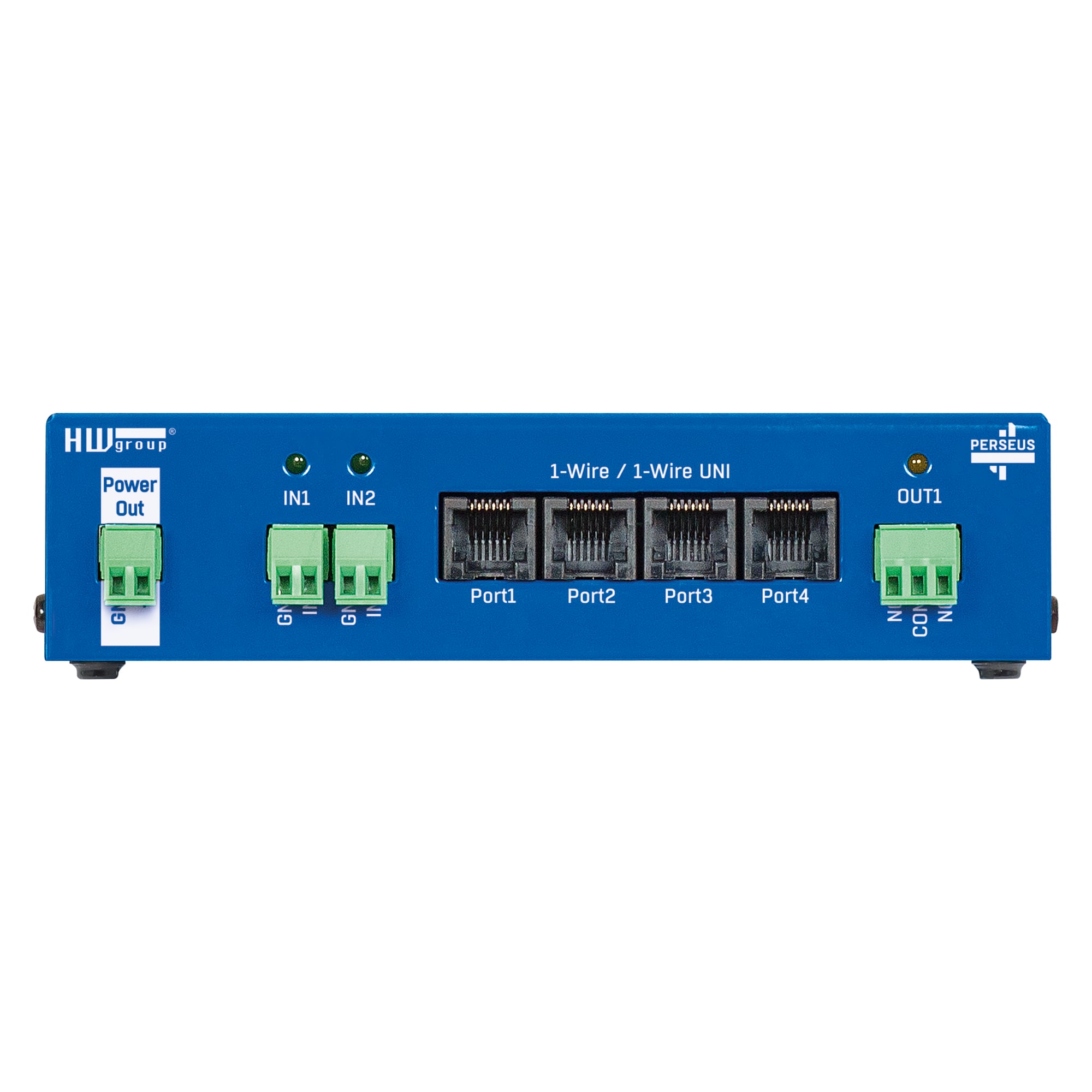 Energie-Monitoring Perseus Energy 242, M-Bus Master, RS-485, 4 Sensorports, Metallgehäuse, Grundgerät - HW group 600851