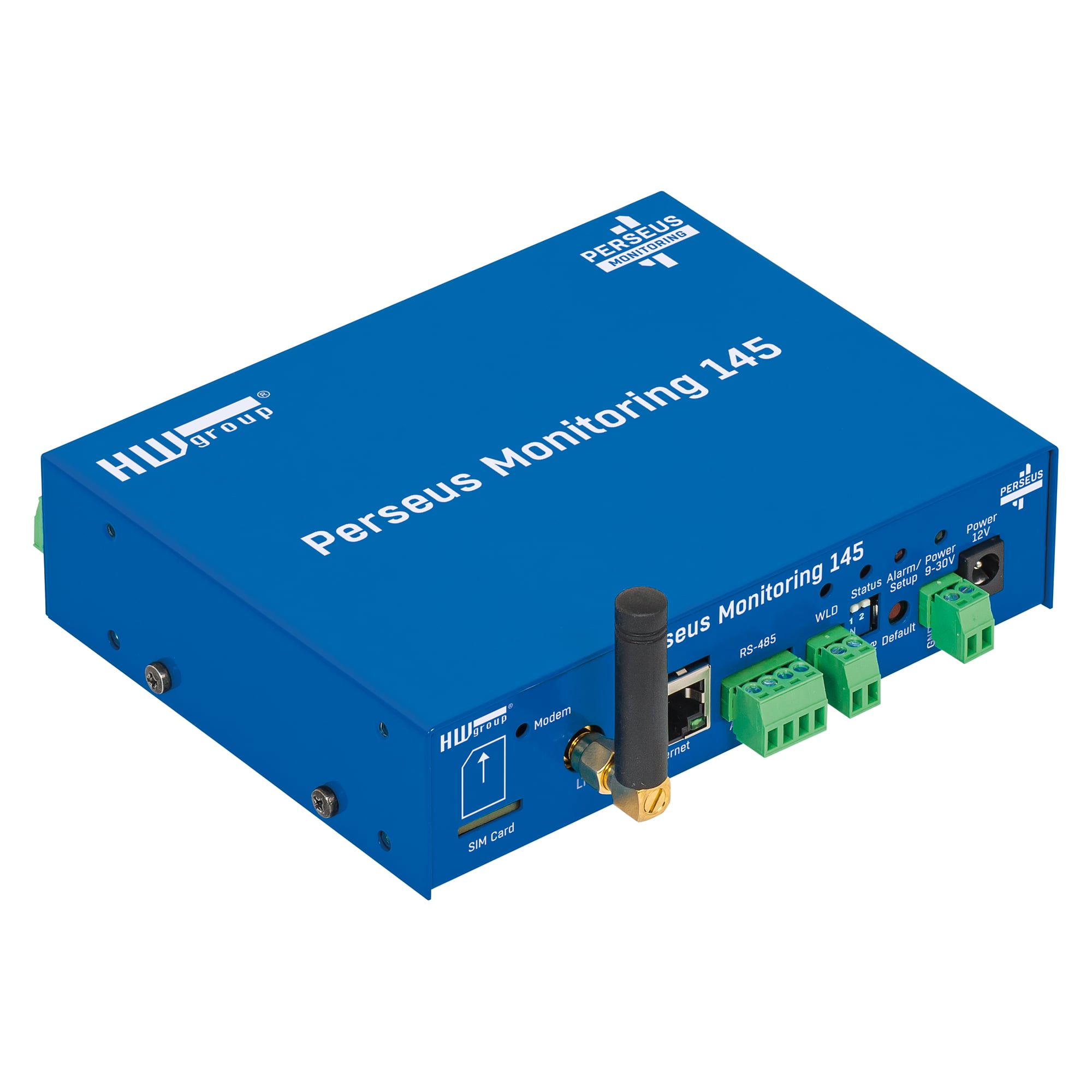 Remote monitoring unit Perseus Monitoring 145 with LTE backup, 4 sensor ports, 4 DI, plain unit - HW group 600844