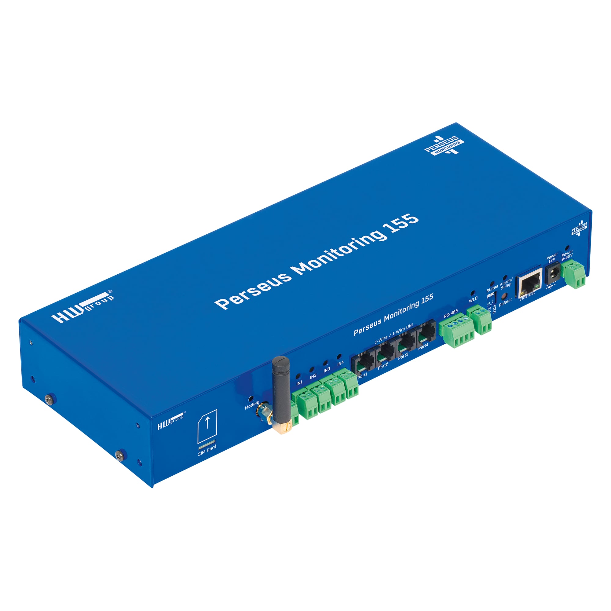 Rack monitoring system Perseus Monitoring 155 Tset with LTE, temperature starter set with antenna - HW group 600865