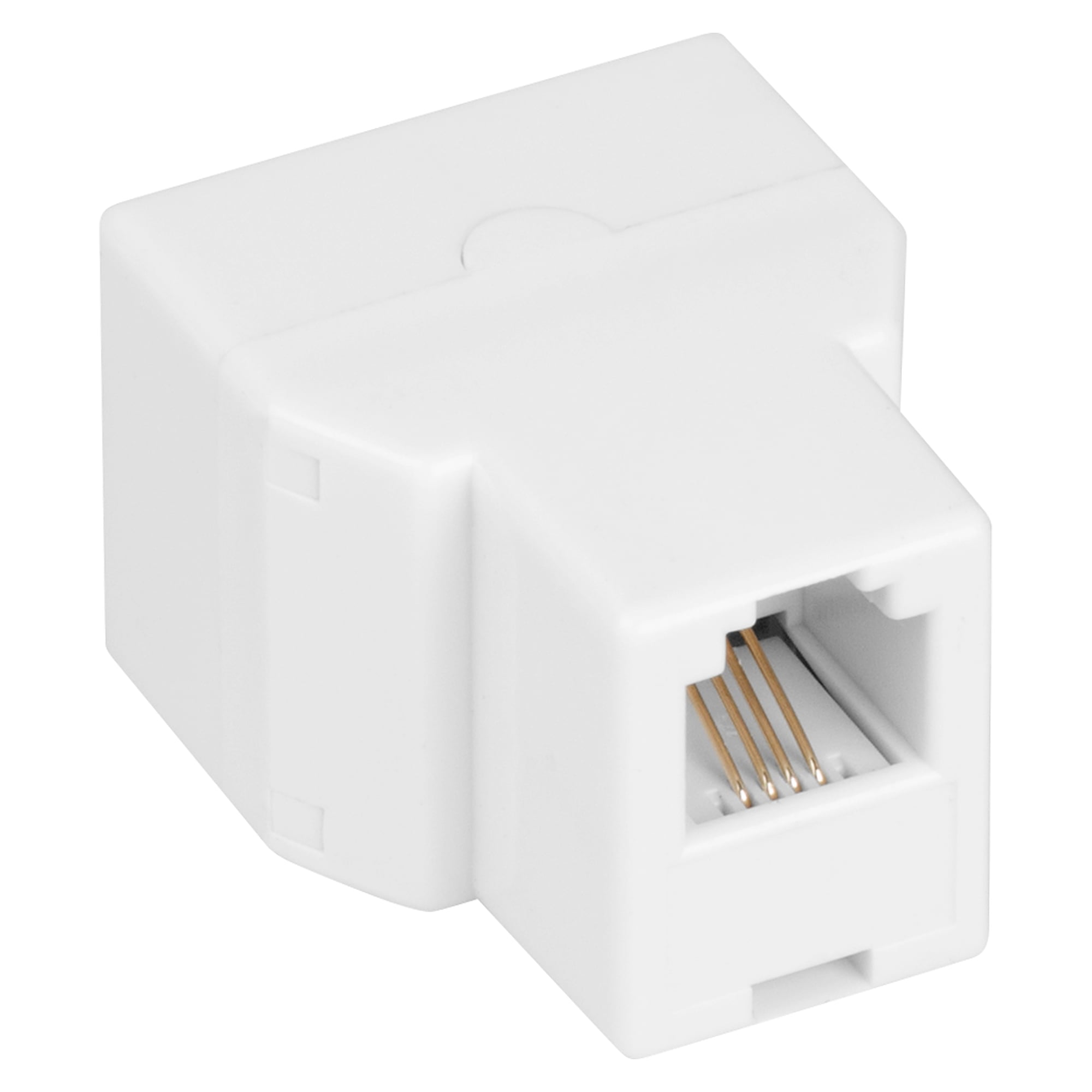 Sensor-Verteiler Poseidon T-Box2 für 2 Sensoren, 2x RJ11, 1-Wire und 1-Wire UNI, mit 3 m Kabel - HW group 600280