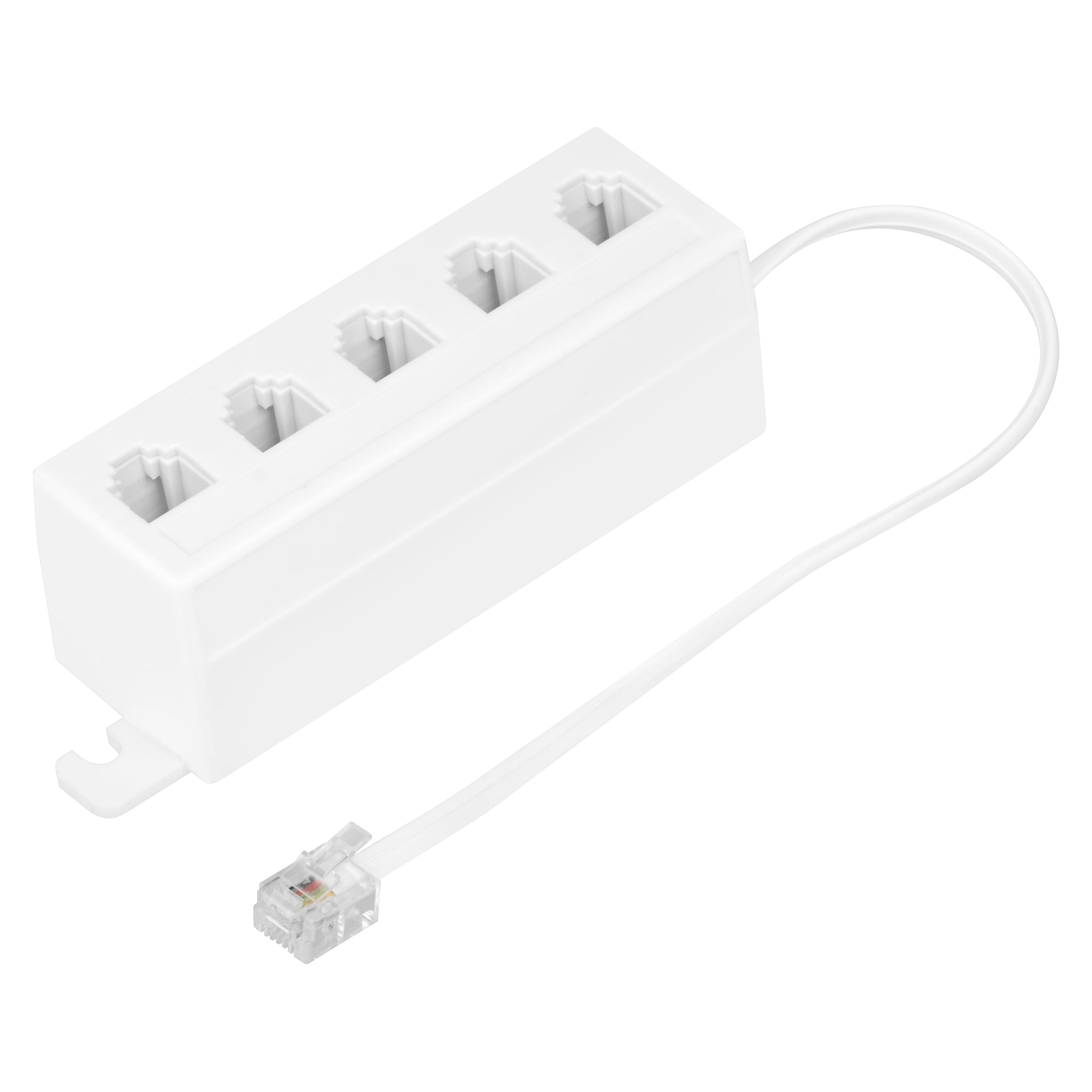 Sensor splitter Poseidon T-Box RJ11 for up to 5 sensors, 5x RJ11, 1-Wire, with 10 cm cable - HW group 600356