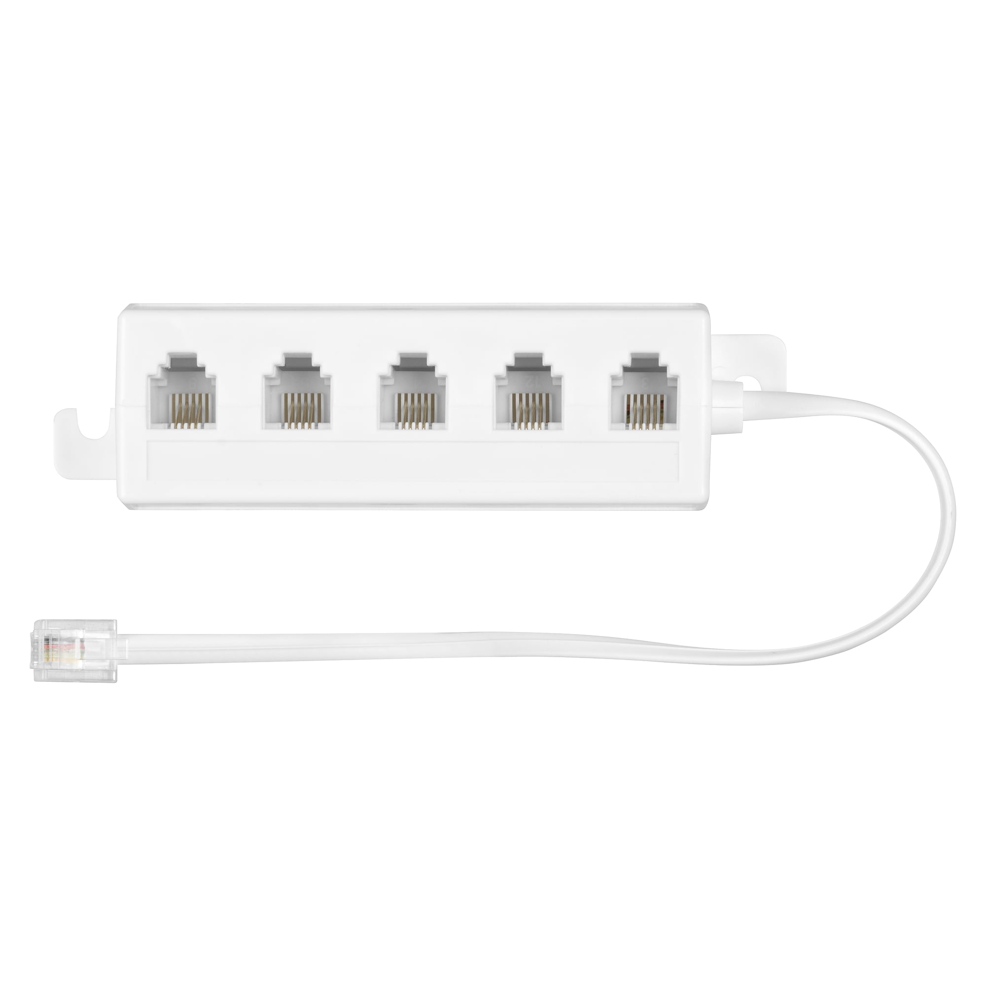Sensor splitter Poseidon T-Box RJ11 for up to 5 sensors, 5x RJ11, 1-Wire, with 10 cm cable - HW group 600356