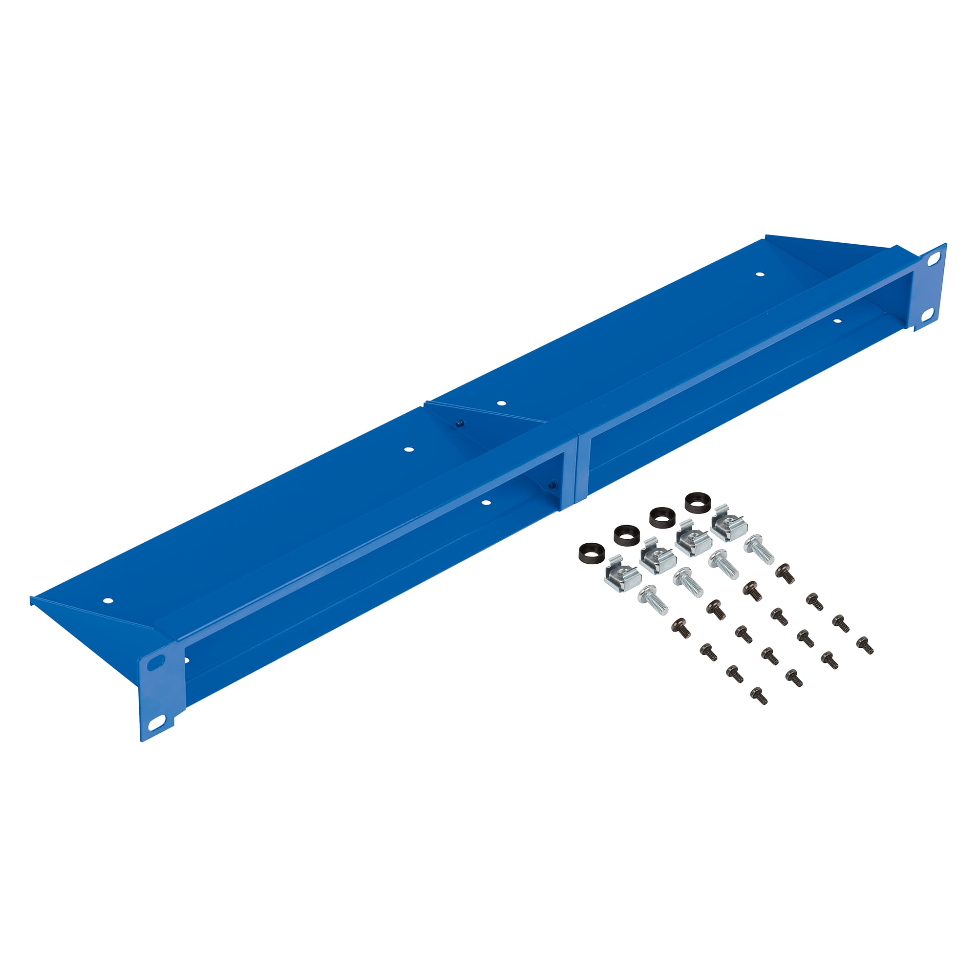 19" rack shelf Rack Shelf 1U for two or more HW group devices in 1U, metal - HW group 600619