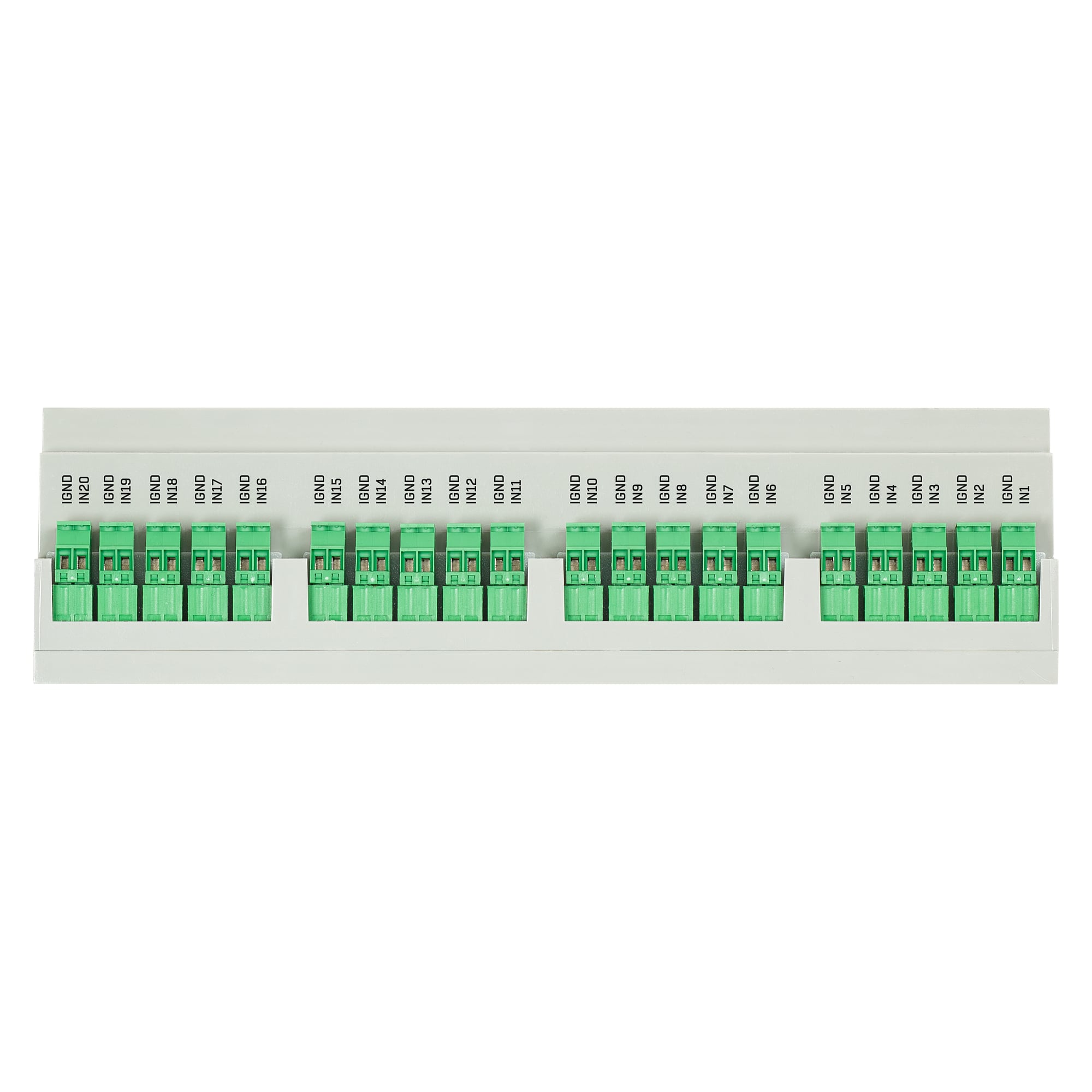 RTU-Expander 3004 for Perseus, 30 digital inputs, 4 relay outputs, Modbus RTU, DIN rail - HW group 600929