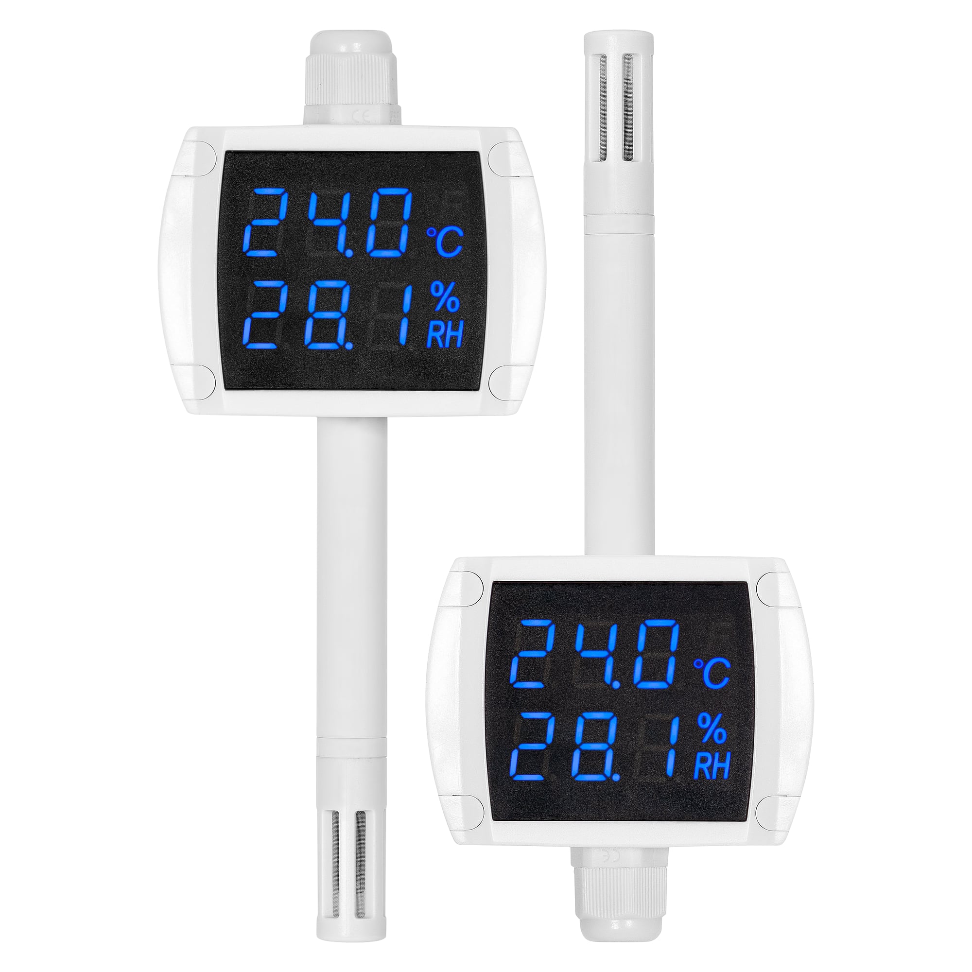 Temperatur- und Feuchtesensor RTU-HTemp Display, LCD-Anzeige, RS-485 Modbus RTU, Wandmontage innen - HW group 600922
