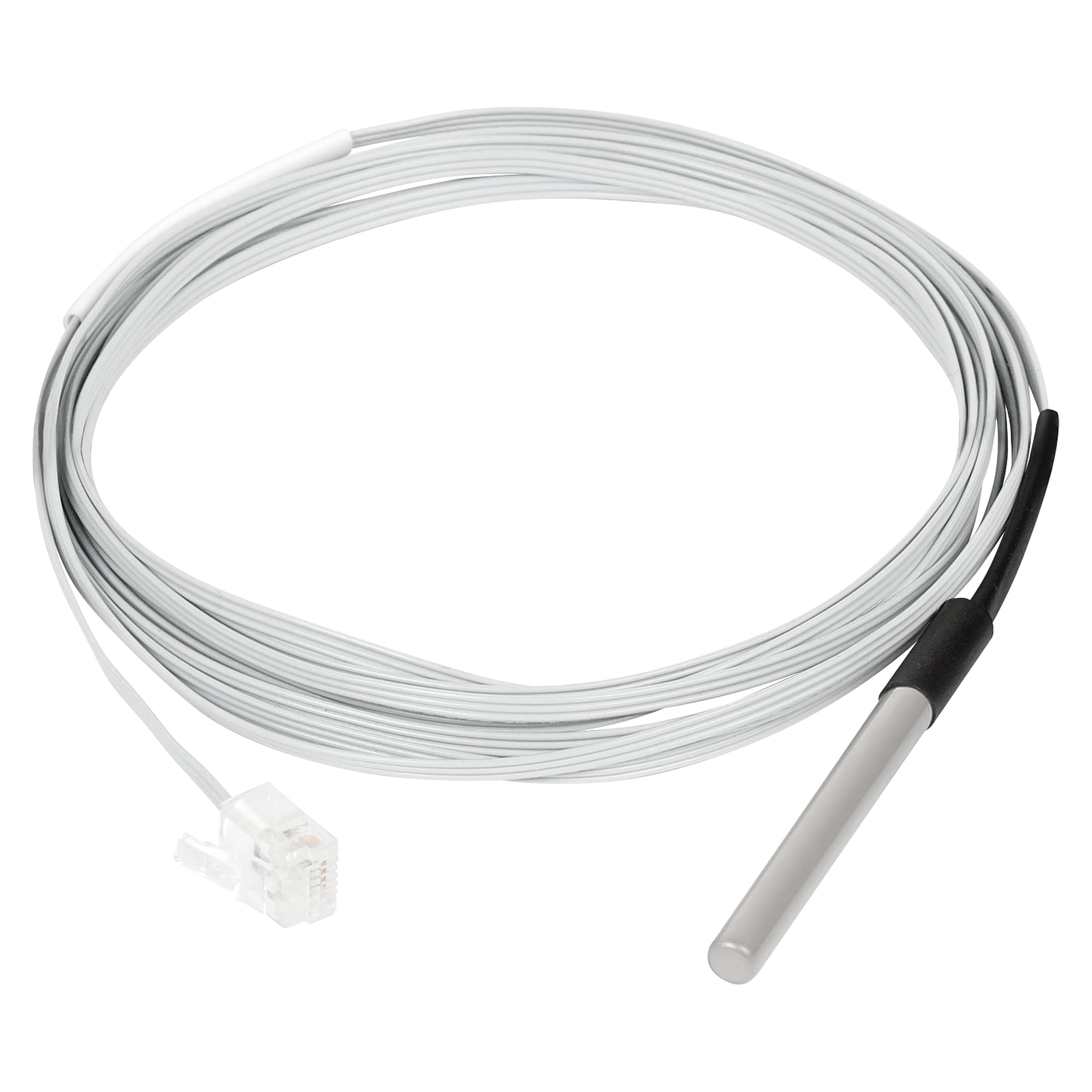 Temperature sensor 1WR-Temp Flat 3m, -30 to +60 °C, stainless steel probe, 3 m flat cable for fridges - HW group 600903