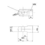 SMC I-MU02. Single Knuckle Joint - I