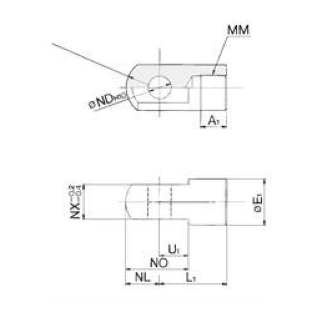SMC I-MU03. Gelenkkopf - I