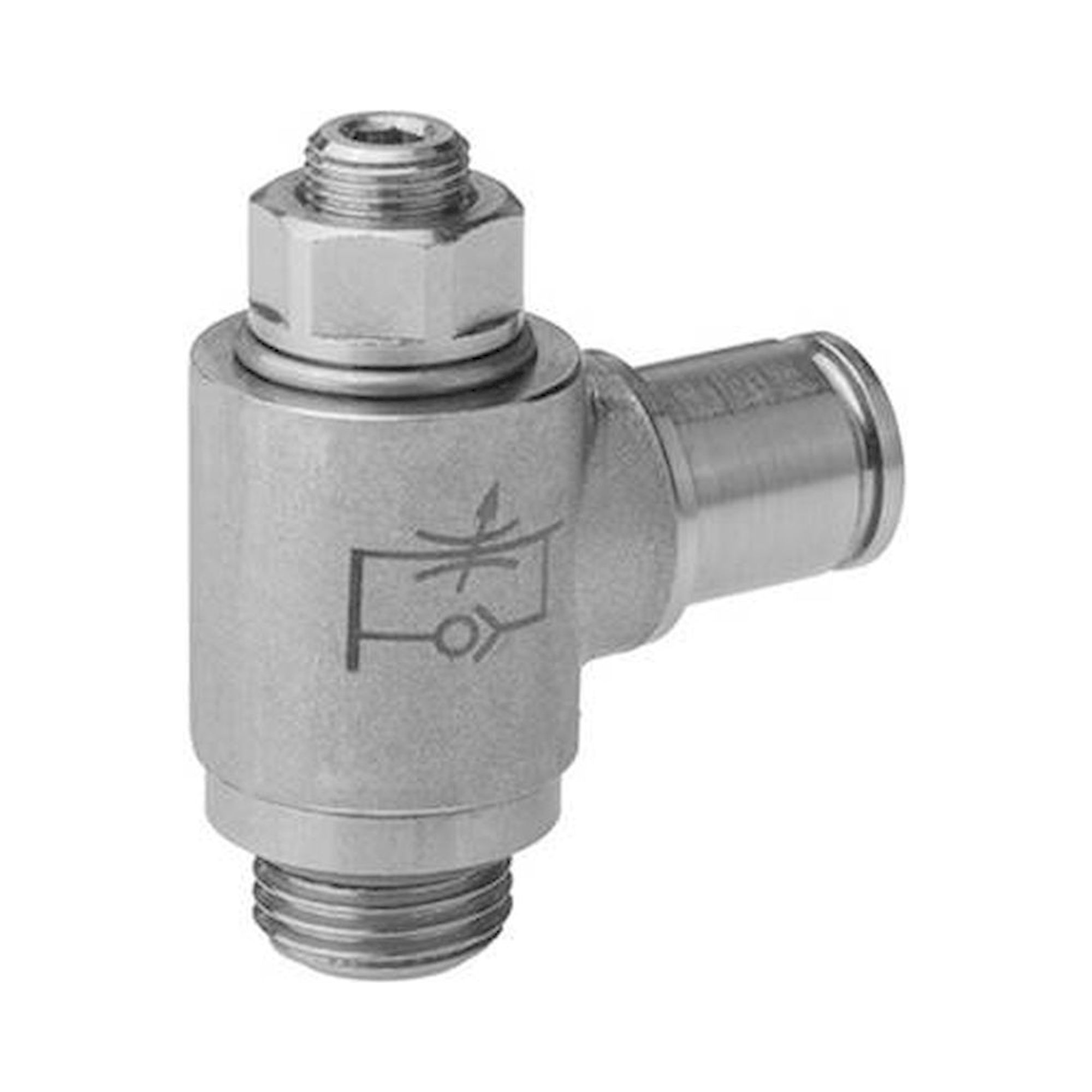 (CC02-SL-G014-DA08-1_2) Drosselrückschlagventil, Stainless Steel, Serie CC02-SL - Aventics R412024752