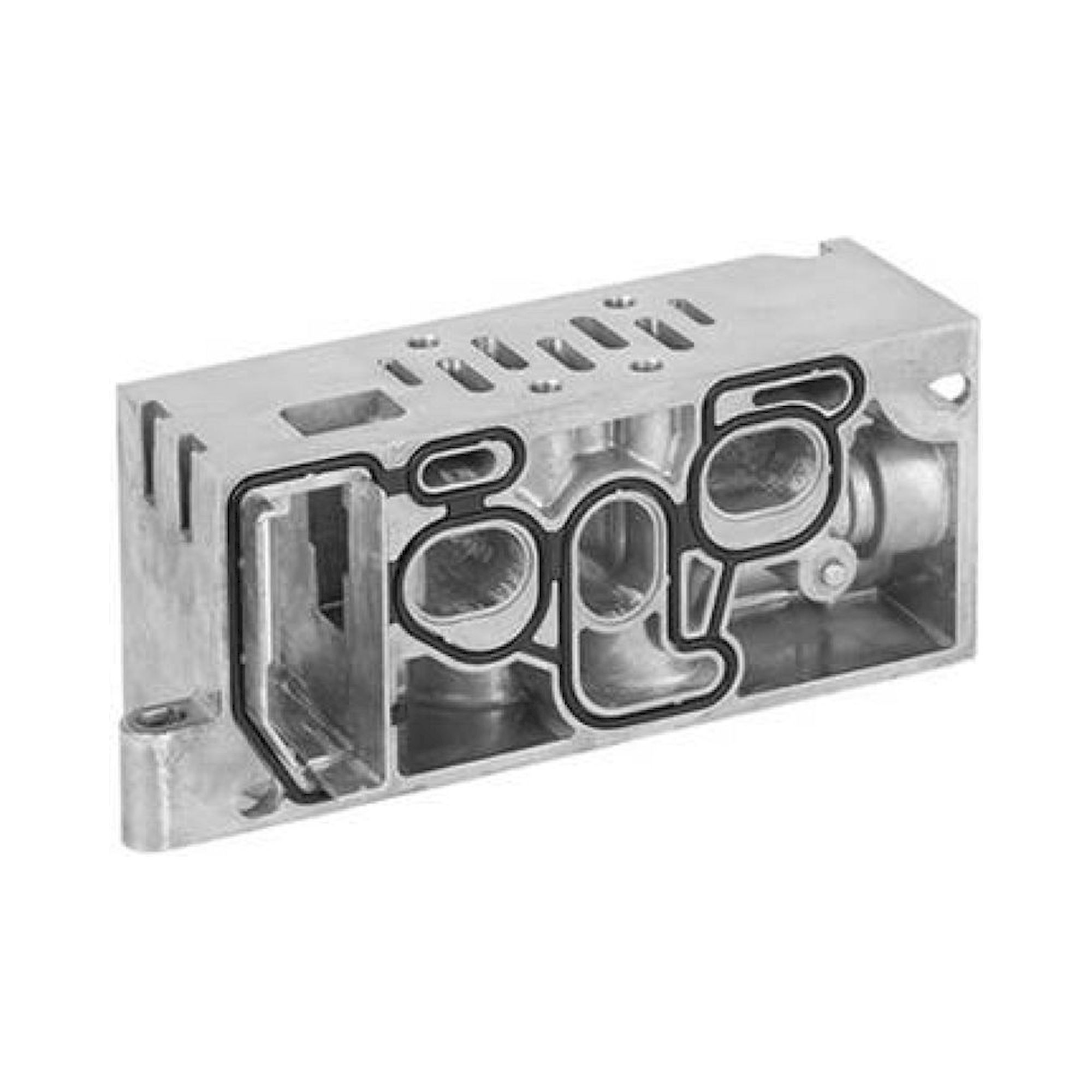 (BASE PLATE KIT-CD20-ISO2-5599-) Endplatte links, Endplatte rechts - Aventics R432037642