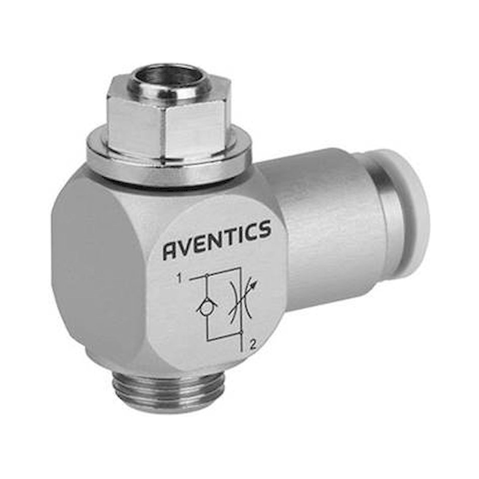 (Throttle Check VLV ) Drosselrückschlagventil, Serie CC02-AL - Aventics 0821200237