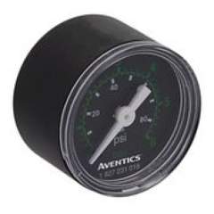 Aventics Pressure gauge, Series PG1-SNL 1827231018 PG1-ROB-G018-SNL-D40P(0-6)