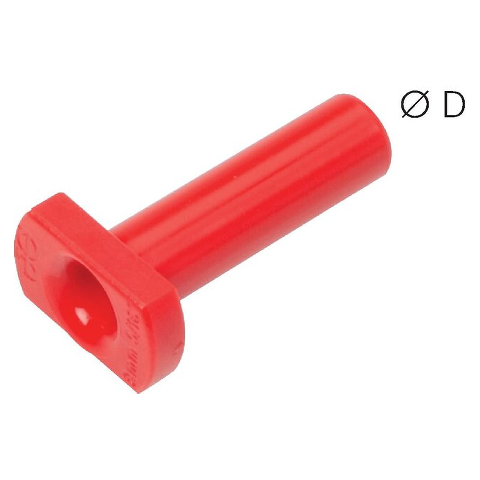 Blanking plug, FDA compliant version, tube 10 mm, POM, FDA compliant