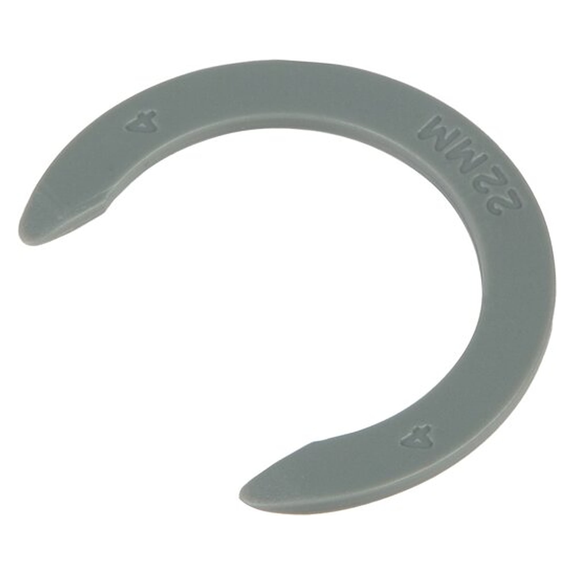 Safety clip, large design, for tube 18 mm, POM, for lubricated and unlubricated compressed air