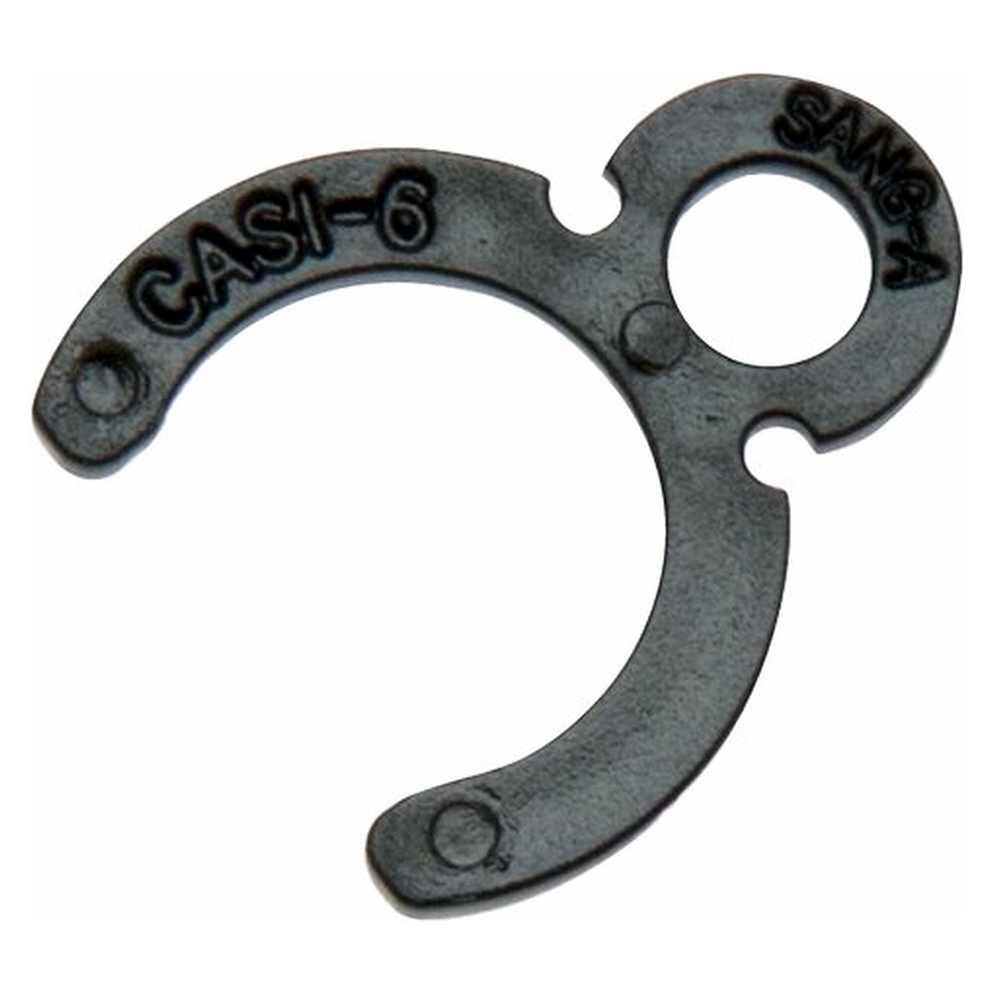 Sicherungsring, für Schlauch 4 mm, Messing vernickelt, für geölte und ungeölte Druckluft