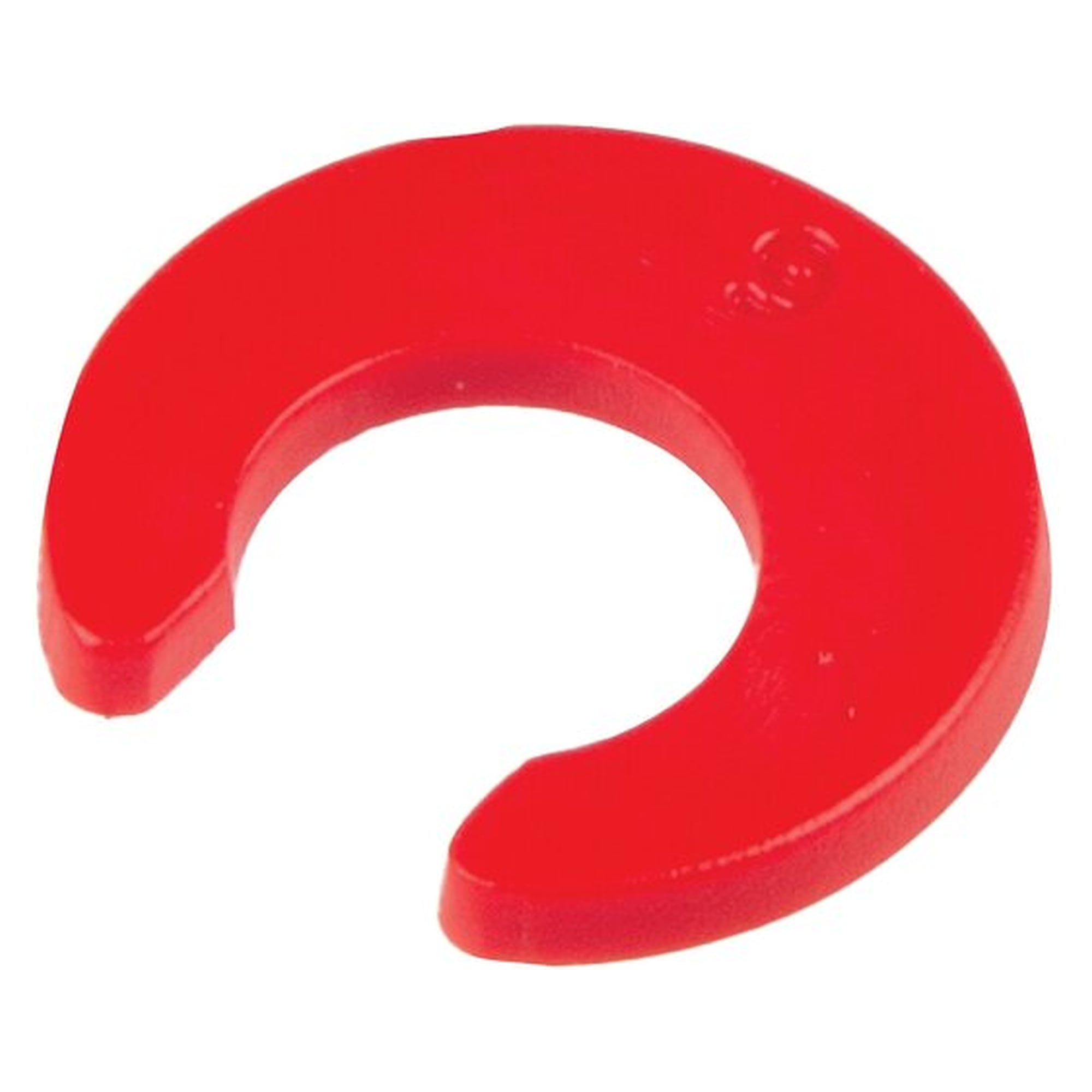 Safety clip, FDA compliant version, for tube 10 mm, POM, FDA compliant