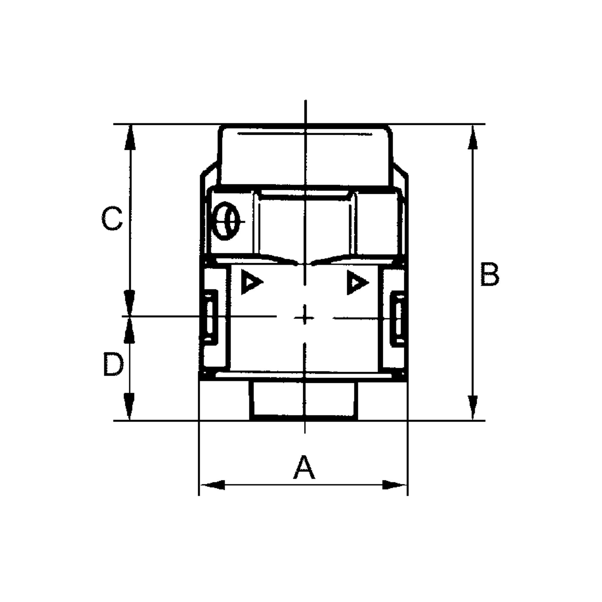 Kugelhahn 3/2-Wege »multifix-mini«, abschließbar, BG 0, G 1/8 - Riegler 100403