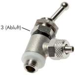 K-21464. Tilt lever valve 2/2-way, G 1/4"-6x4 mm