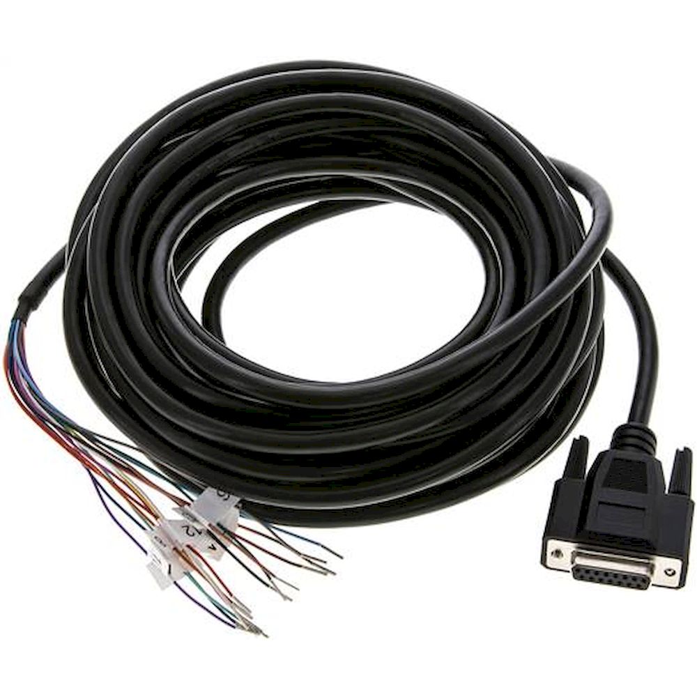 D-Sub connecting cable, 15-pin, 10 m