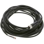 Cable with M12 coupling, 4-wire, 10 m, straight