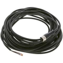 Cable with M12 coupling, 4-wire, 10 m, straight
