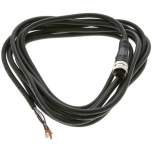 Cable with M12 coupling, 4-wire, 3 m, straight