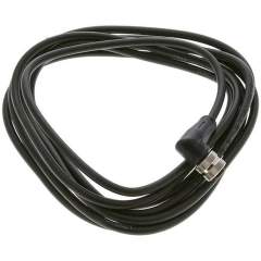Cable with M12 coupling, 4-wire, 3 m, angled