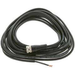 Cable with M12 coupling, 4-wire, 5 m, straight