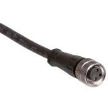 Cable with M8 coupling, 3-wire, 3 m, straight