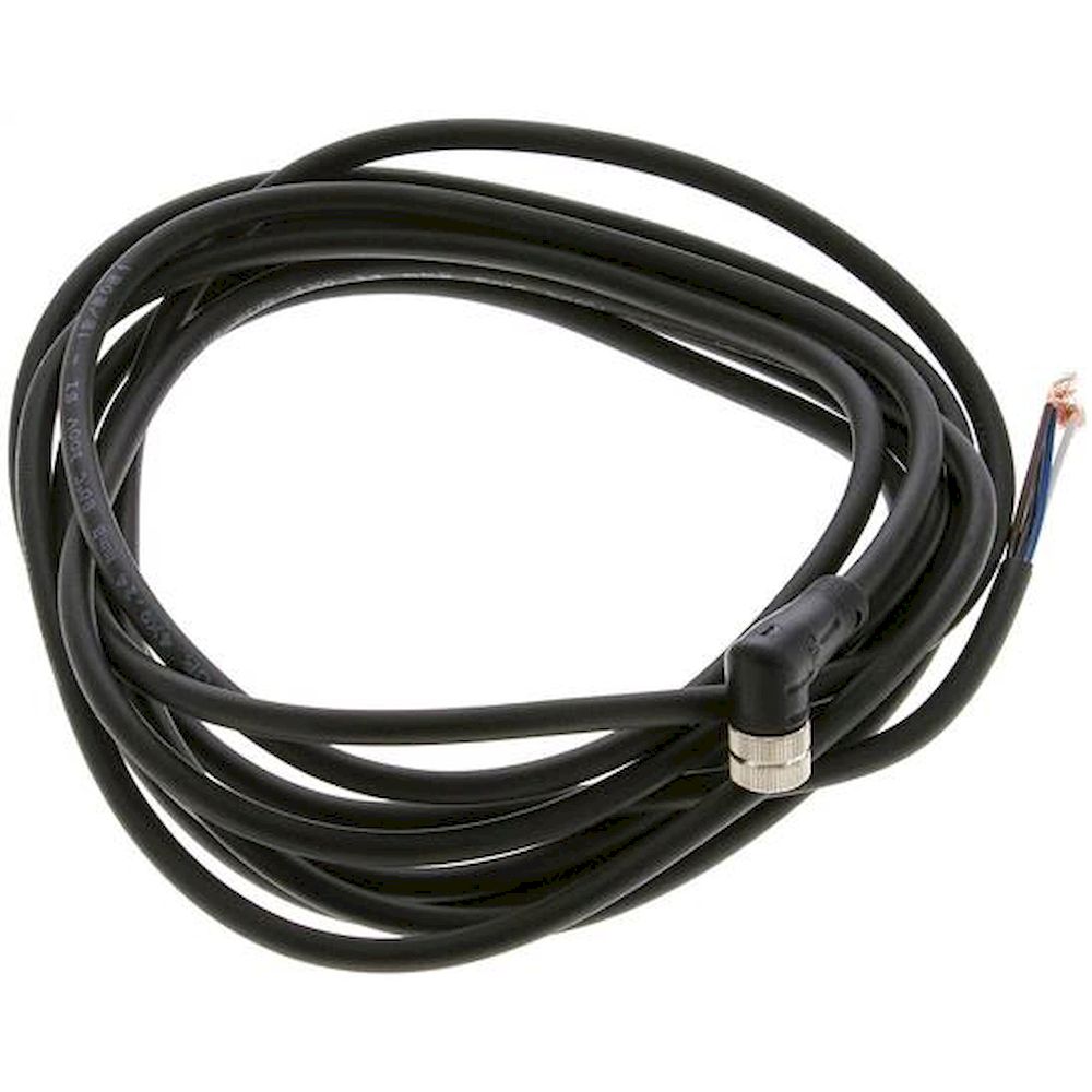 Cable with M8 coupling, 4-wire, 3 m, angled