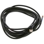 Cable with M8 coupling, 4-wire, 3 m, angled