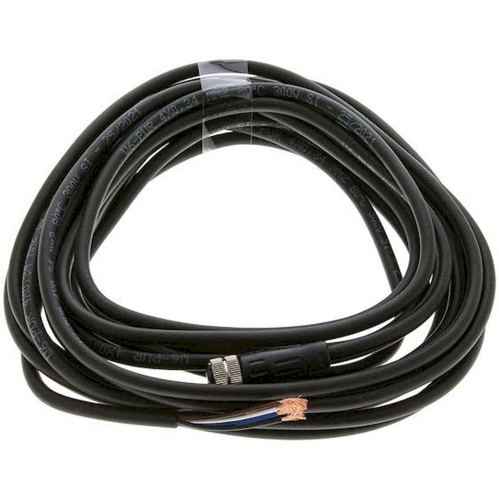 Cable with M8 coupling, 4-wire, 5 m, straight