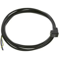 KAB ST00 3 LED. LED-Stecker mit 3 mtr Kabel, Größe 0 (Industrienorm C)