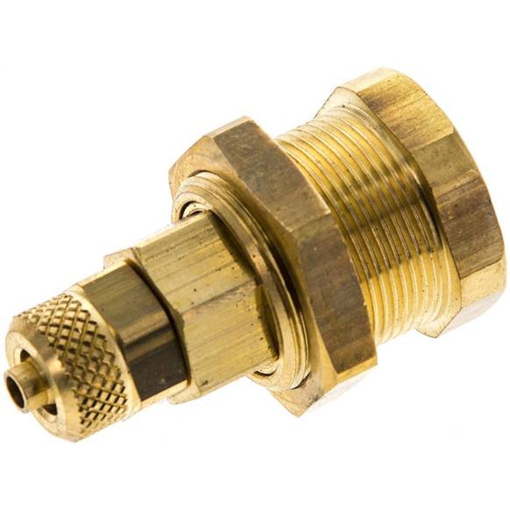 Parker KDAK 4 NW5 BA. Abreißkupplungsdose (NW5) 6x4mm Schlauch, Messing