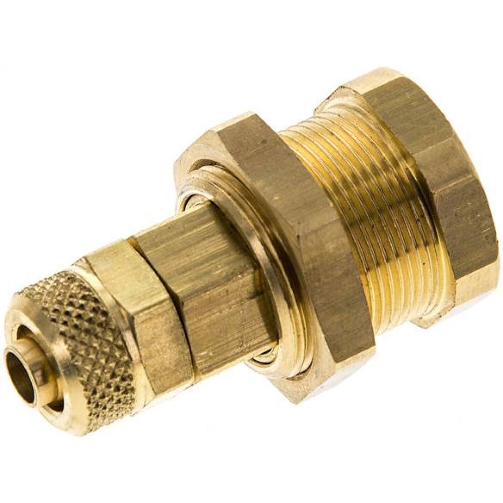 Parker KDAK 6 NW5 BA. Abreißkupplungsdose (NW5) 8x6mm Schlauch, Messing