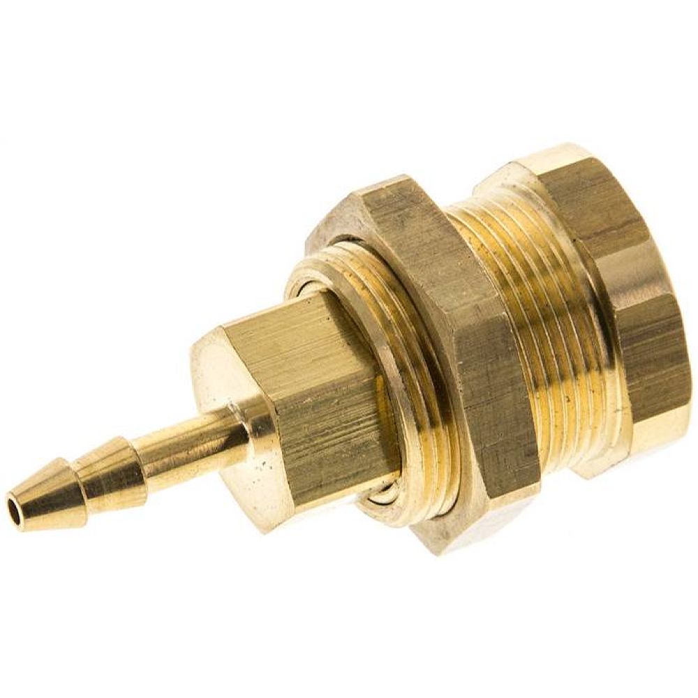 Parker KDAS 4 NW5 BA. Abreißkupplungsdose (NW5) 4mm Schlauch, Messing