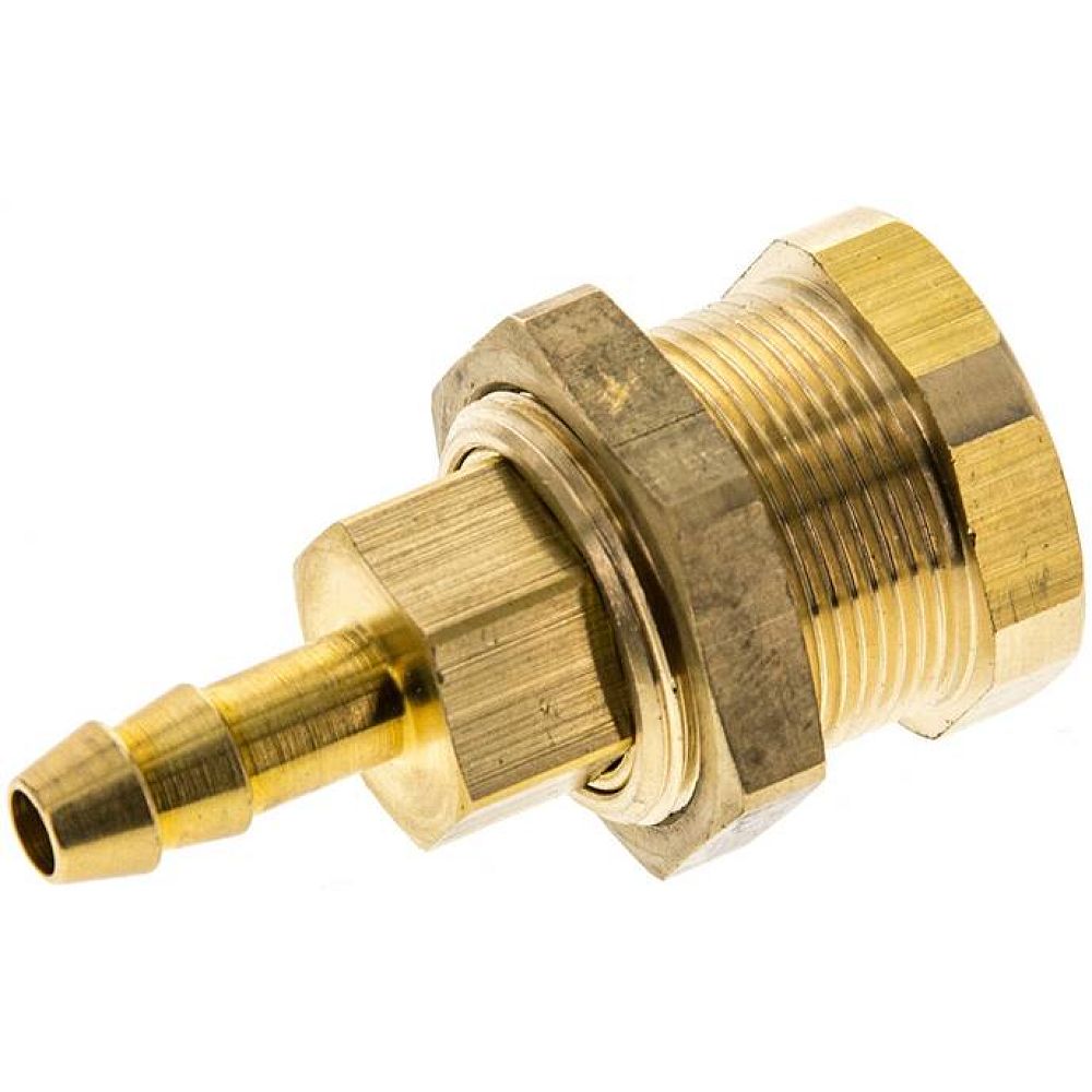 Parker KDAS 6 NW5 BA. Abreißkupplungsdose (NW5) 6 (1/4")mm Schlauch, Messing