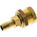 Parker KDAS 9 NW5. Abreißkupplungsdose (NW5) 9 (3/8")mm Schlauch, Messing