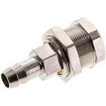 Parker KDAS 9 NW5 MSV BA. Abreißkupplungsdose (NW5) 9 (3/8")mm Schlauch, Messing vernickelt