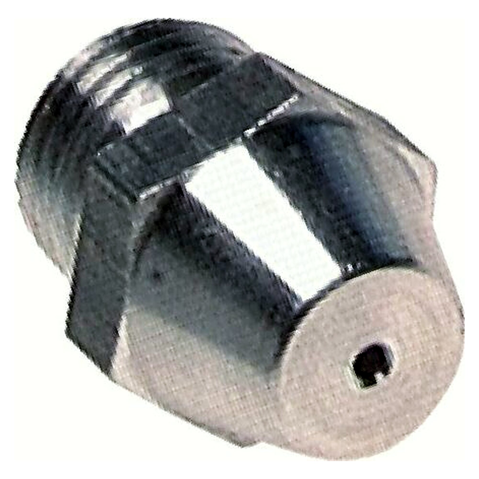 Short nozzle for blow gun, M 12x1.25 (male thread), zinc-plated steel
