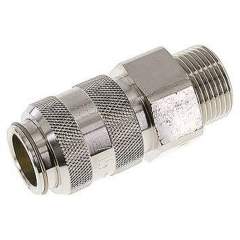 Parker KDG 10 NW15 MSV. Kupplungsdose (NW15) G 1"(AG), Messing vernickelt