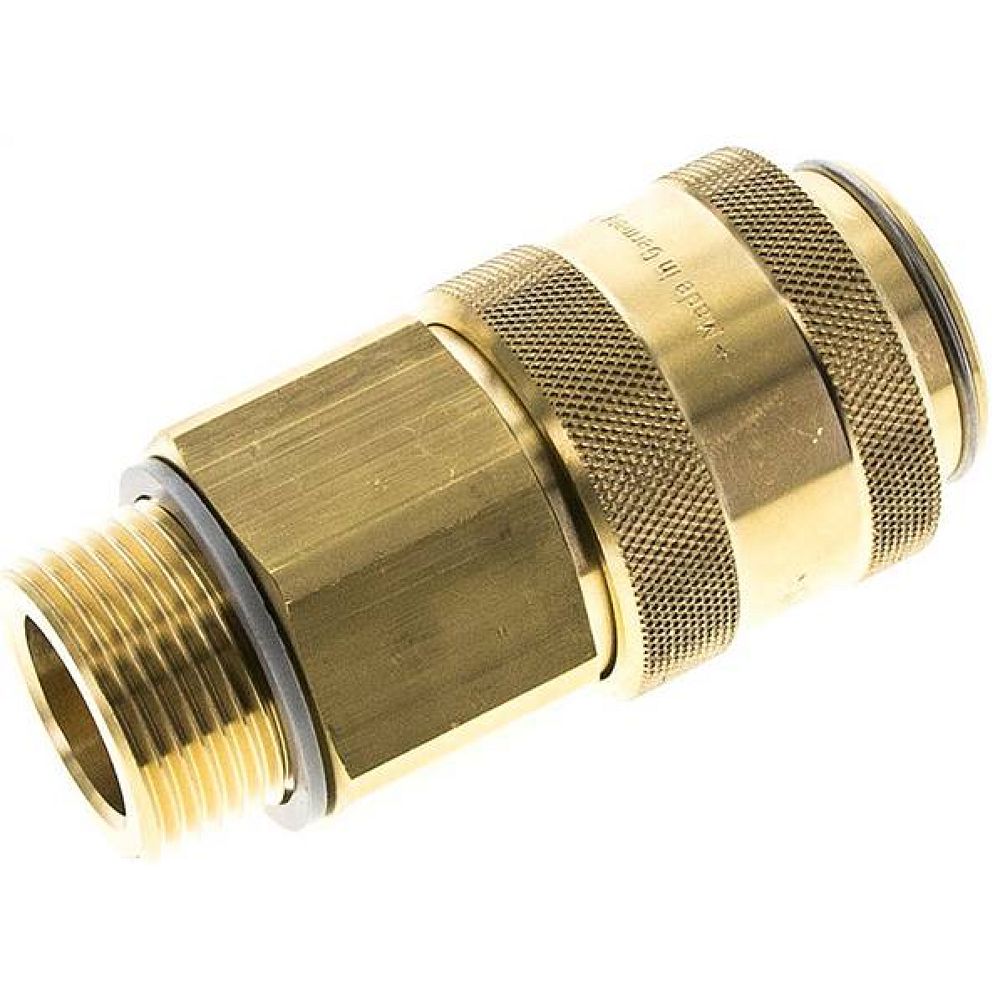 Kupplungsdose (NW19) G 1"(AG), Messing