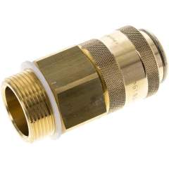 Kupplungsdose (NW19) G 1-1/4"(AG), Messing