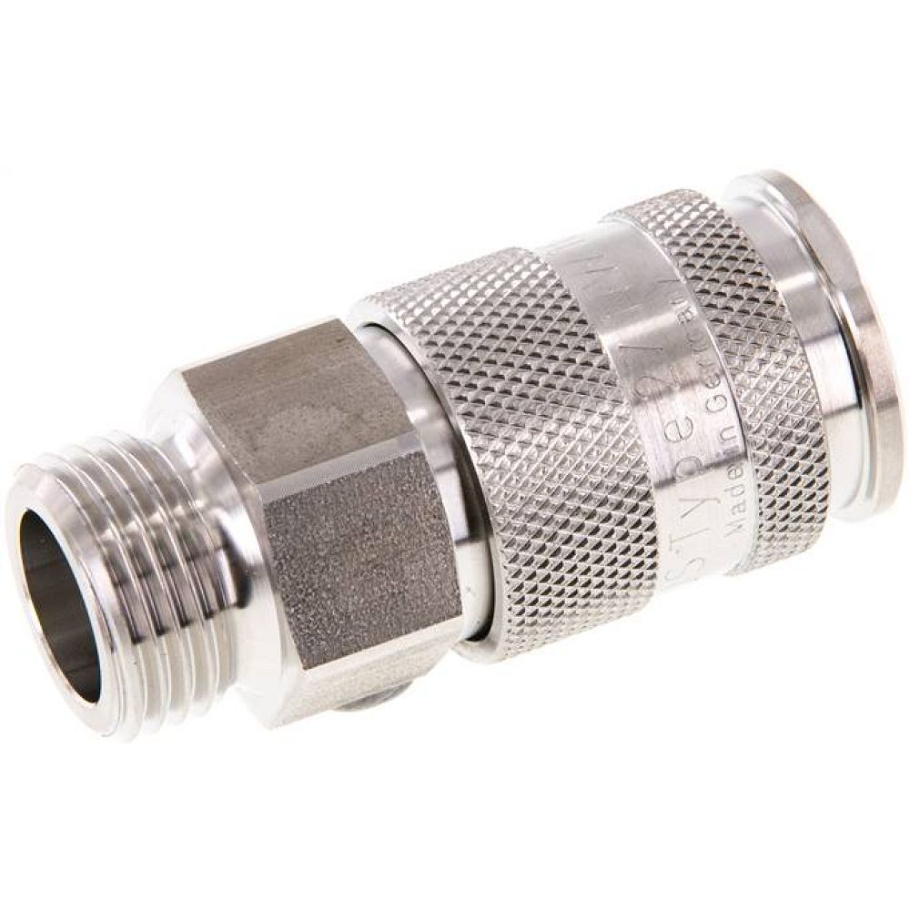 Kupplungsdose (NW10) G 1/2"(AG), 1.4404