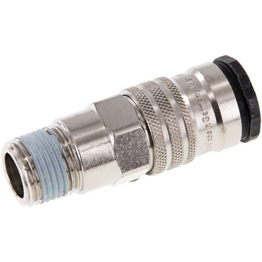 Parker KDG 12 NW10 ST. Kupplungsdose (NW10) R 1/2"(AG), Messing / Stahl