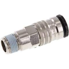 Parker KDG 12 NW10 ST. Kupplungsdose (NW10) R 1/2"(AG), Messing / Stahl